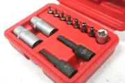 12pc Air Conditioning Service Repair Tool Kit Valve Cap & Core Removers CR-V
