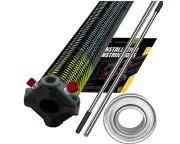 Garage Door Torsion Spring 207x1.75x24- Black for RIGHT SIDE with Bearing & Bars