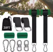 Extra Long Tree Swing Straps, 3FT/8FT/10FT/20FT/30FT Tree Swing Hanging Straps K