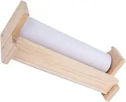 BRIGHTFUFU Wooden Paper Easel Roll Paper Holder Boys and Girls Painting Easel Drawing Supply Easy Assembly