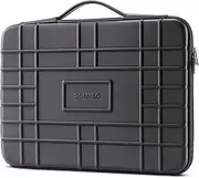 DOMISO 17,3 inch Laptop Sleeve Case with Handle Shockproof Waterproof EVA Notebook Bag for Dell, HP, Asus Notebook,Black