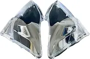 CLZCNQLX 1Pair Front Headlight Headlamp Lens Cover Compatible for Lexus IS250 IS300 IS350 2006-2012 Car Clear Lamp Shell Transparent Lampshade