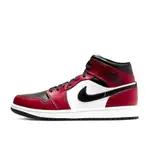 NIKE AIR JORDAN 運動鞋 1 MID CHICAGO BLACK TOE 新品 554724-069