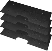 4 Pcs WH01X35719 Lint Filter Reusable Replacement Lint Filter Hand Washable Replacement Compatible with GE Profile Washer Dryer Combo Black(Black)