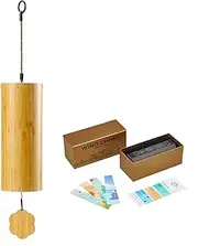 Fay Bless Bamboo Wind Chimes - Captivating Melodies for Inner Peace and Home Décor (GBDA)
