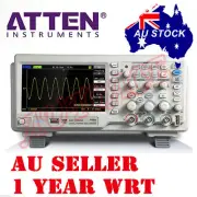 ATTEN OSCILLOSCOPE GA1112CAM 110MHz 2Mpt 1GS 7" LCD Screen USB 100Mhz Multimeter
