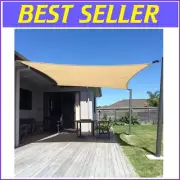 Versatile 10' x 13' Rectangle Sun Shade Sail - Perfect for Outdoor Living