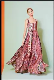 Alice + Olivia Deona Maxi Dress 10 NWT $595