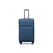 Tosca So-Lite 79cm/120L Suitcase Luggage Travel Checked Trolley Case Blue