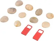 SEWACC 1 Pcs Childrens DIY Hand Painted Rocks with Bracket Creative Natural Pebbles for Home School Art Projects Random Style for Unique Artwork Crafting