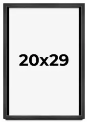 20x29 Shadow Box Frame Grey Charcoal Black | 0.875 Inches Deep | Solid Wood Shad
