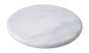 KKSM Handmade Durable White Marble Chakla for Making Roti Chapati Pizza Base 15