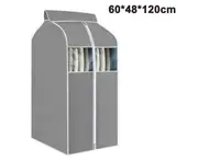 Hanging Clothes Bag Garment Bag Organizer with PVC Windows Rack Cover