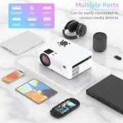 5G WiFi Native 1080P Projector with Bluetooth, Roconia 9000LM Full HD Movie