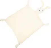 UTHCLO Towel Doll Blanket Newborn Blanket Hooded Towel for Newborn Soft Hooded Towel Breathable Blanket for Babies Cotton Sleeping Blanket White Gauze