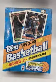 1992-93 Topps Basketball Series 2 Sealed wax Box - Shaq?