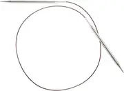 [ChiaoGoo] 32-Inch Red Lace Stainless Steel Circular Knitting Needles, 19/15mm