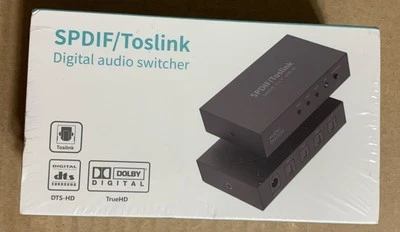Grayrabbit SPDIF/Toslink Digital Audio Switcher - New