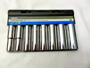 Master Mechanic 8-Pc. Sae Deep Socket Set, 1/2-In. Drive Easy to read, 6 Point