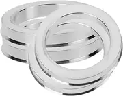 Enhanced Vehicle Fitment 4pcs Hub Centric Rings Aluminum Alloy Ring Hub for Easy Installation