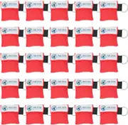 CPR Mask for Pocket or Key Chain, CPR Emergency Face Shield with One-Way Valve B