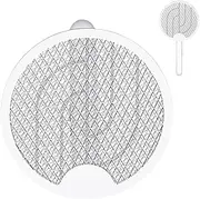 [Lmyit] Electric Fly Swatter Racket,Type-C Rechargeable Fly Zapper Racket | Portable Foldable Flying Catcher Rechargeable Control Trap Lamp for Home Backyard Bedroom