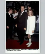 John Travolta & Kelly Preston "Broken Arrow" Movie Premiere Red Carpet Photo VTG