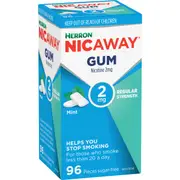Nicaway Nicaway Stop Smoking Mint Gum 2Mg 96 pack