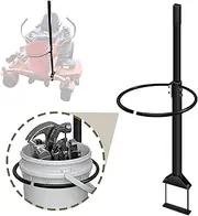 Zero Turn Mower Handle, 5 Gallon Bucket Holder, Lawn Mower Accessory Handle Kit for Garden & Yard Cleaning Grabber Tool - Bucket Holder for Zero Turn Mower - Black