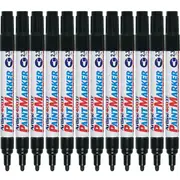 Artline 400XF Box 12 Paint Marker Pen Bullet Tip 2.3mm (Black)