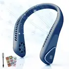 Neck Fans Portable,6000mAh Personal Fan USB Rechargeable Bladeless Cooling Fan