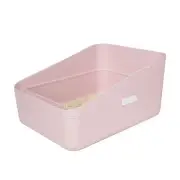 Open Litter BoxPrevent Sand Leakage Durable High Side Sifting Box for Small C...