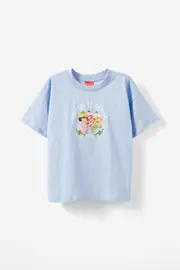 [Cotton On Kids] Cotton On Kids - Strawberry Shortcake Drop Shoulder Short Sleeve Tee - Lcn ssc better together/dawn blue 3 LCN SSC BETTER TOGETHER/DAWN BLUE