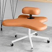 Kneeling Chair, Home Office Desk Chair, Cross Legged Kneeling Chair, Ergonomic Height Adjustable Office Stool, for Computer Workers, Yoga Lovers, Meditation Fanatics
