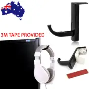 Headphone Hanger Holder Wall Mount Headset Hook Under Desk Universal Adhesive