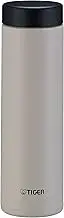 Tiger Thermos Flask MMZ-W050WK Water Bottle, 16.9 fl oz (500 ml), White Water OK, Screw Stainless Steel Bottle, Lid and Seal are Integrated for Washing Only 2 Pieces, Easy Cap, Vacuum Insulated, Mug