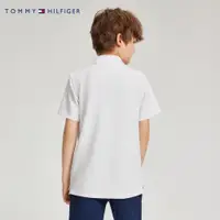 在飛比找ETMall東森購物網優惠-TOMMY童裝夏季新品男童純色短袖T恤Polo衫兒童透氣上衣