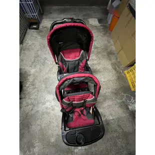 美國推車baby trend sit N stand  Double stroller  雙人推車 雙胞胎推車