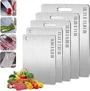Titanium Cutting Board - 2025 New titanium cutting boards for kitchen,Double-Sided Food Grade Cutting Board,Chopping Board Cutting Mat for Meat Fruit & Vegetable-1 pc.Large (15.35x11in)