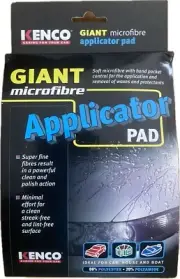 Kenco Microfibre Wax & Protectant Applicator Pads Super Fine Fibre Pad