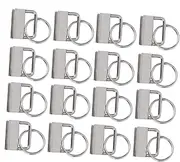 SEWACC DIY Keychain Fob Wristlet Clip Metal Keyring Hardware for Luggage Straps