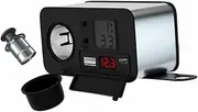 ERINGOGO Motorcycle Usb Charger 12v Waterproof Power 148cm Length Digital Display Cigarette Lighter for Mobile Mp3