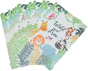 Ciieeo 25pcs Lion Theme Baby Shower Invitations Jungle Animals Party Decorations