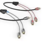 DS18 HQRCA-2F1MKIT 1x Male to 2x Female Rca Cable Splitters Audio Connector
