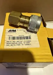 New Parker TL-501-12FP Quick Disconnect Air Coupling 1/2" Body, 3/4" NPTF