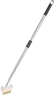 Generic Crack Weeder Moss Out Crevice Cleaner Metal Wire Brush Manual Crevice Weeding Tool for Garden Paving Joints Patio Stones, Length 80 cm