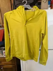 Walter Hagen Long Sleeve - 1/4 Zip - Ladies - Yellow/Olive - SM