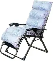 Zero Gravity Lounge Chair, Rocking Chair Reclining and Folding Chair, Adjustable Multiple Naps Bed Beach Chair Comfortable Cotton Rug Lounge Chair (Color: A5) Lounge Chair (Color : B) Comfortable