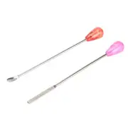 Eyebrow Powder Mixing Stick Uniform Blending Stainless Steel Cosmetic Pigmen WTD