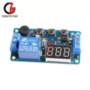 12V 3 Keys LED Timer Delay Relay Module Programmable Control Switch Buzzer Car